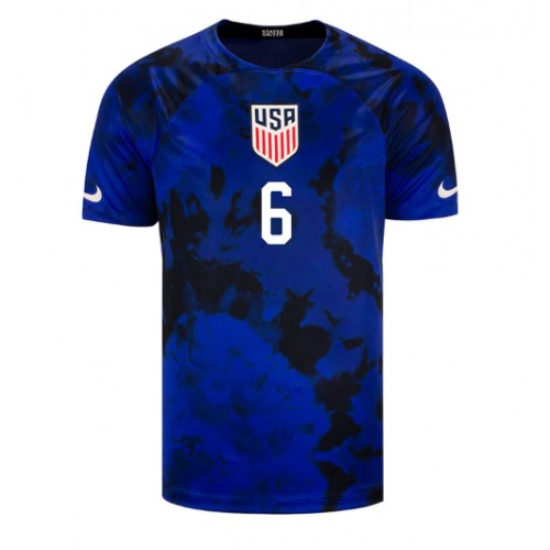 Maillot de foot États-Unis Yunus Musah #6 Extérieur Monde 2022 Manches Courte